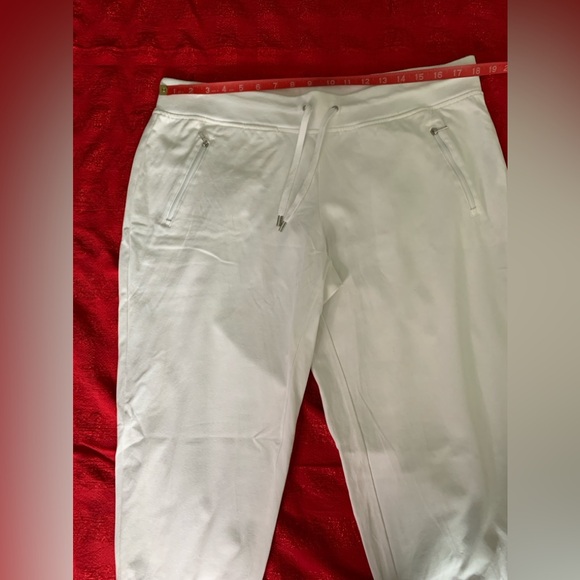 Lauren by Ralph Lauren White Capri Sweatpants Women Size XL - Picture 9 of 9